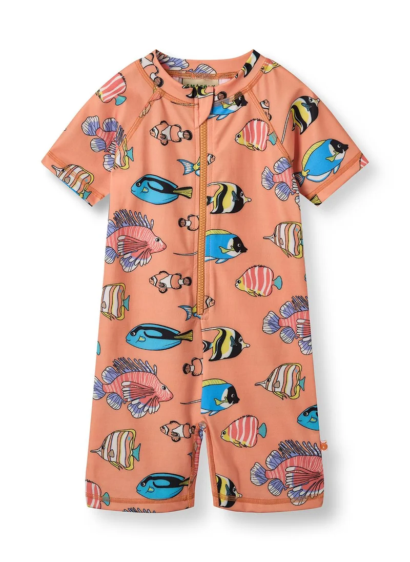 Småfolk UV50 Swimsuit with fish