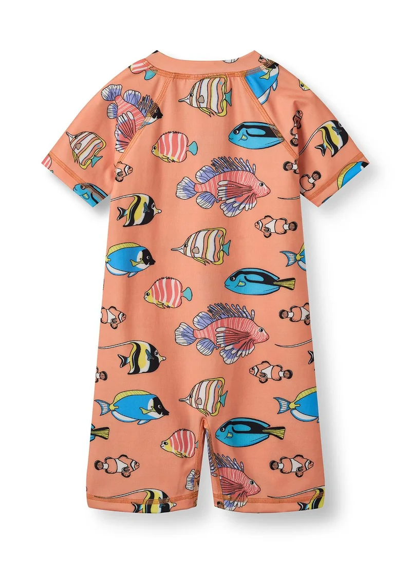 Småfolk UV50 Swimsuit with fish