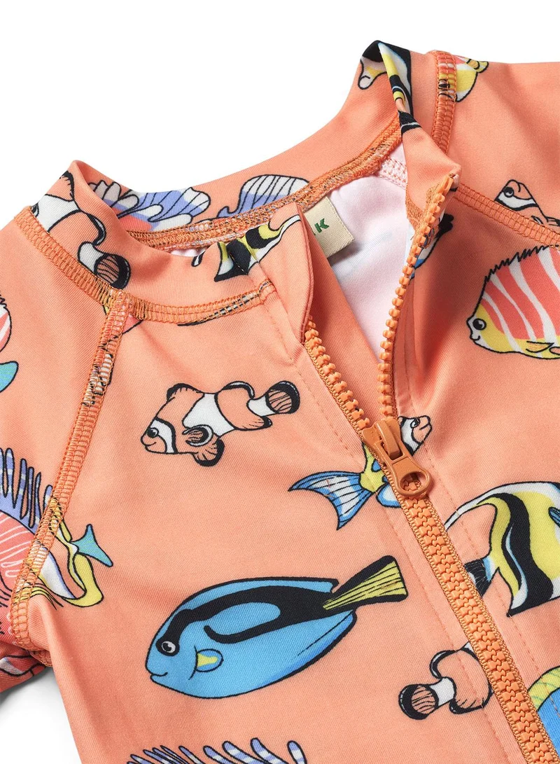 Småfolk UV50 Swimsuit with fish
