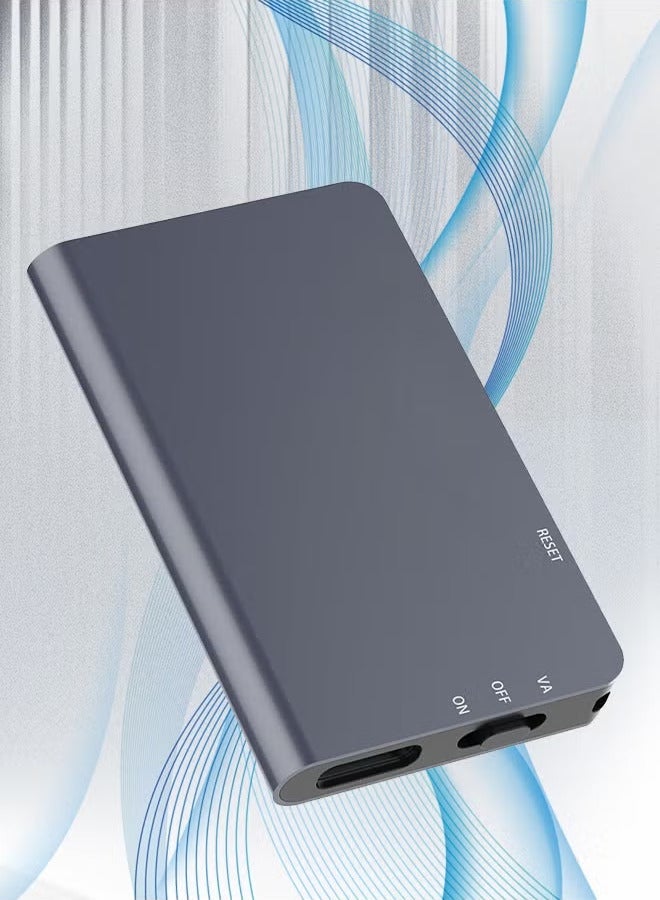 64GB Magnetic Digital Voice Recorder - 580Hrs Recording Storage Voice Activated Recorder, Audio Recorder with Playback for Lectures Meetings, Noise Reduction Rechargeable - Image 2