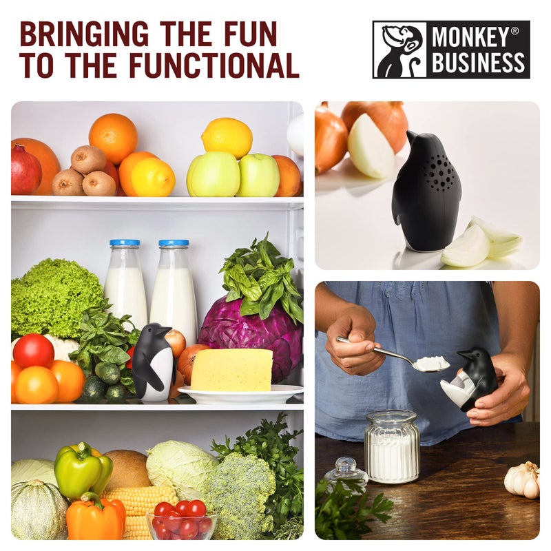 Monkey Business Chill Bill Refrigerator Deodorizer, Baking Soda Container, Baking Soda Fridge, Baking Soda Fridge Deodorizer, Cute Gifts, Kitchen Gadgets - Image 4