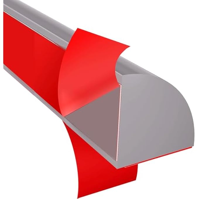 3/4″FLEXIBLE QUARTER ROUND MOLDING PEEL AND STICK RUBBER TRIM MOLDING 9.84FT DOUBLE-SIDED SELF-ADHESIVE STRIPS.DIY FOR WALL SEAMS, FLOOR EDGES, FIREPLACES, BATHROOM BATHTUBS, COUNTERTOPS 118INCH GREY - Image 2