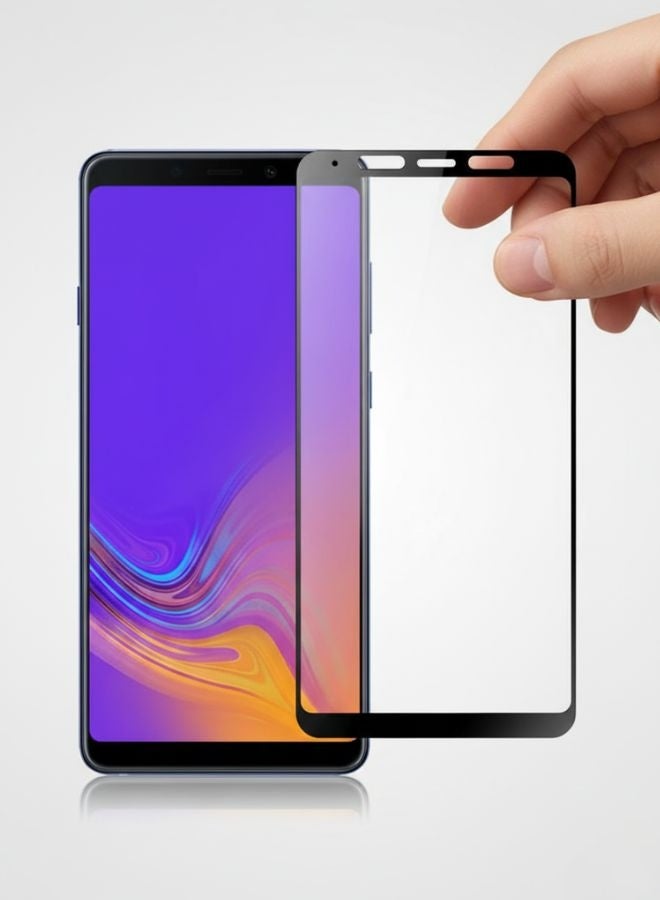 5D Tempered Glass Screen Protector for Samsung Galaxy A9 2018, Full Coverage, HD Clear, Anti-Scratch - Image 2