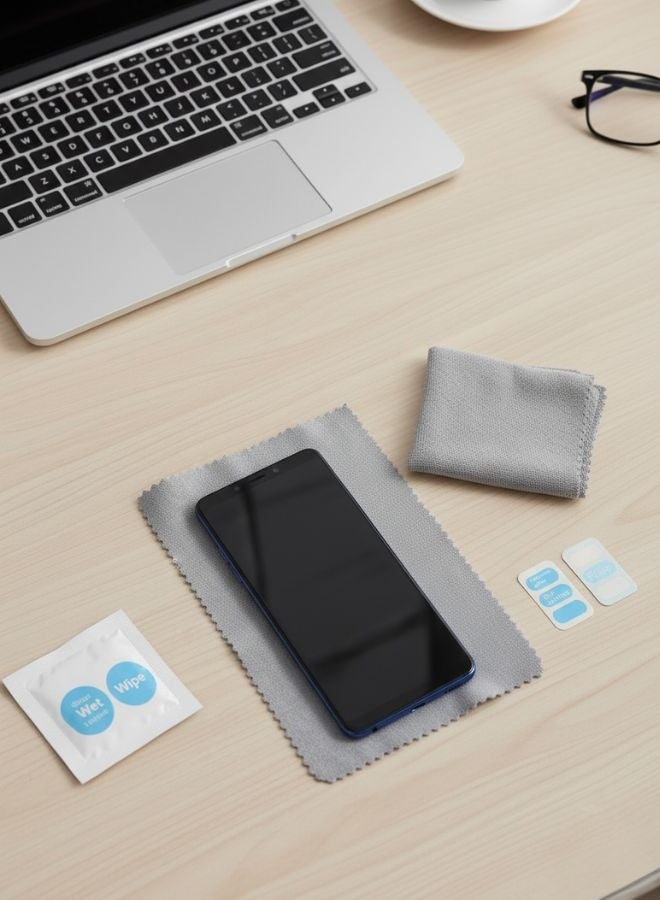 5D Tempered Glass Screen Protector for Samsung Galaxy A9 2018, Full Coverage, HD Clear, Anti-Scratch - Image 4