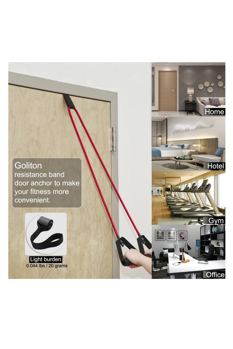  CityRiya-Long المقاومة باند باب المرساة، الثقيلة واجب آمن باب المرساة المرفق لفرق المقاومة - دائمة مستقرة باب جام المرساة لتدريب المقاومة، تدريبات اللياقة البدنية، صالة الرياضة المنزلية - نيوبرين محاطة - Image 5