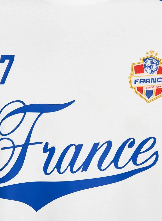سبلاش اكتف Men Relaxed Fit FIFA26 France Print T shirt