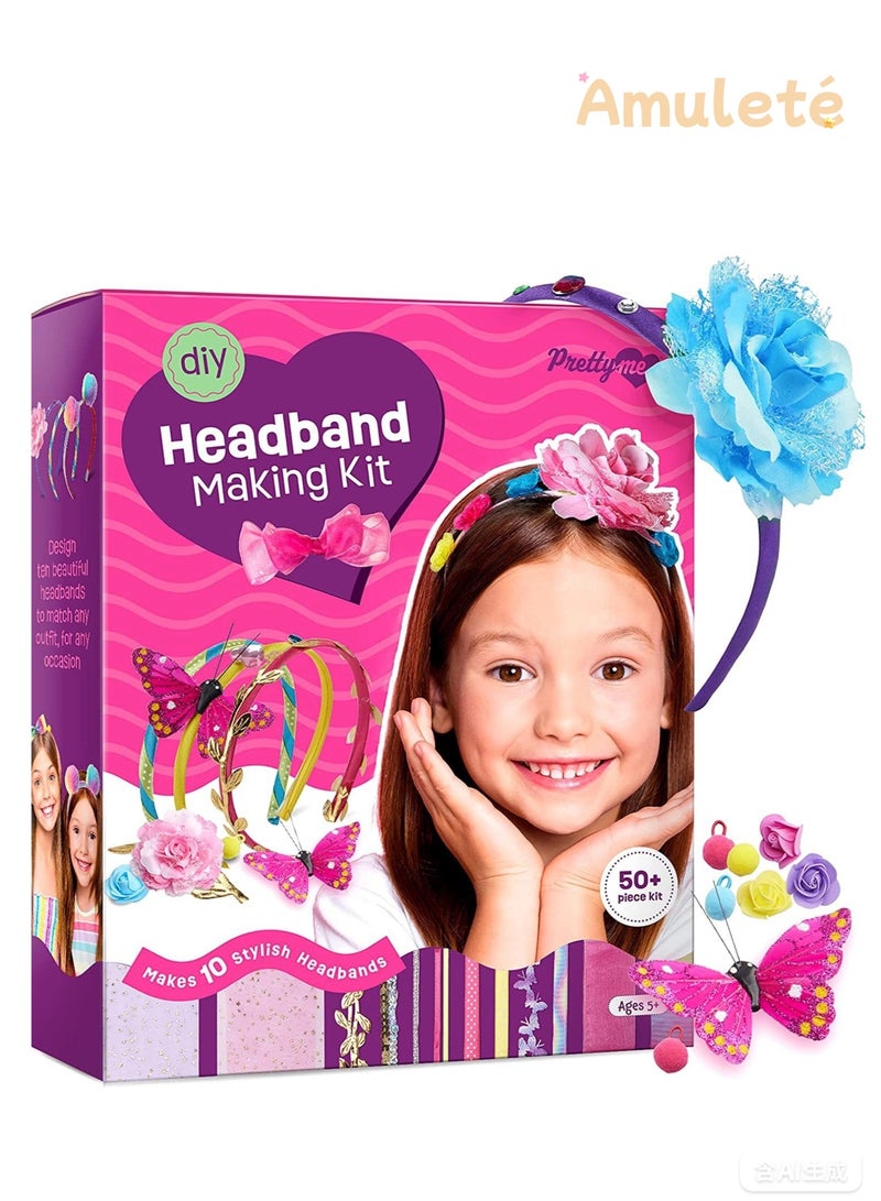 نجمة ولاء مجموعة أدوات صنع عصابات الرأس للأطفال - مجموعة إبداعية لصنع إكسسوارات الشعر - Image 1