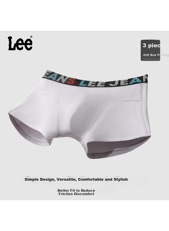 LEE سروال داخلي جديد للرجال من لي، مضاد للبكتيريا، مقاوم للعناكب، بحجم كبير، بدون seams، من القطن - Image 3