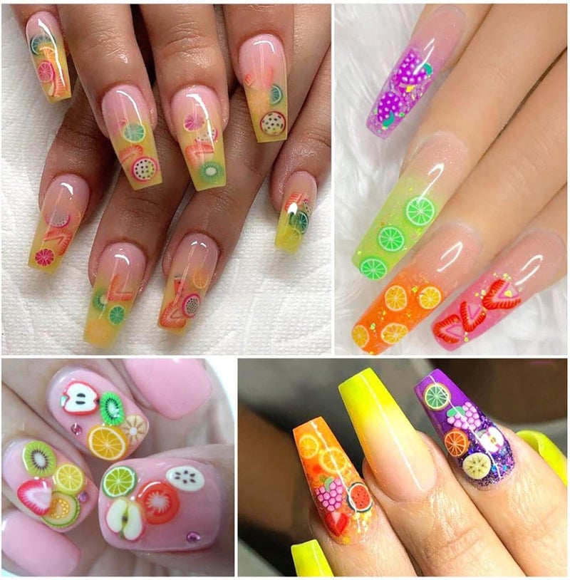 EHOPE 17500Pcs Polymer Fruit Slices for Nail Art - 3D Clay Slices for DIY Crafts, Cellphone Decorations (28 Styles) - Image 5