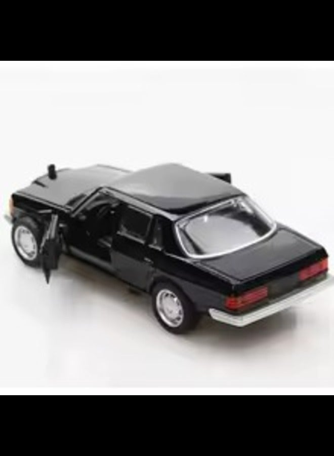 Classic Mercedes Die-Cast Model Car | 1:24 Scale Luxury Sedan Toy with Opening Doors | Collectible Vintage Alloy Car for Kids  Adults - Image 2