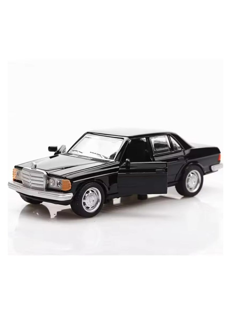 Classic Mercedes Die-Cast Model Car | 1:24 Scale Luxury Sedan Toy with Opening Doors | Collectible Vintage Alloy Car for Kids  Adults - Image 1
