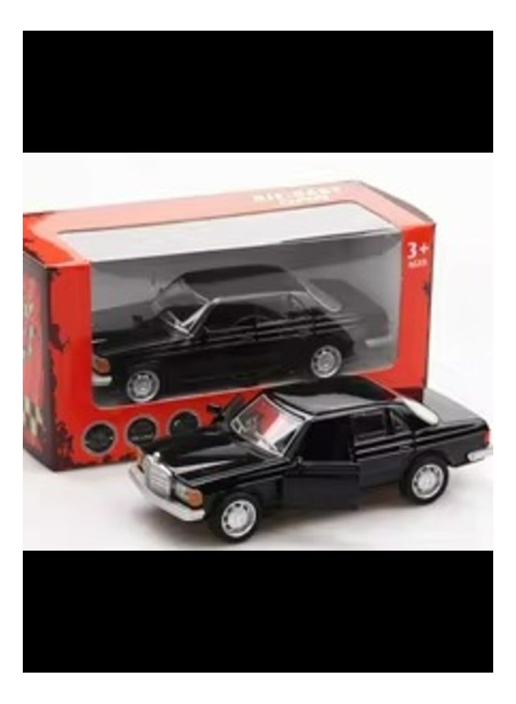 Classic Mercedes Die-Cast Model Car | 1:24 Scale Luxury Sedan Toy with Opening Doors | Collectible Vintage Alloy Car for Kids  Adults - Image 4