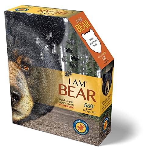 Madd Capp Puzzles - I AM Bear - 550 pieces - Animal Shaped Jigsaw Puzzle - Image 2