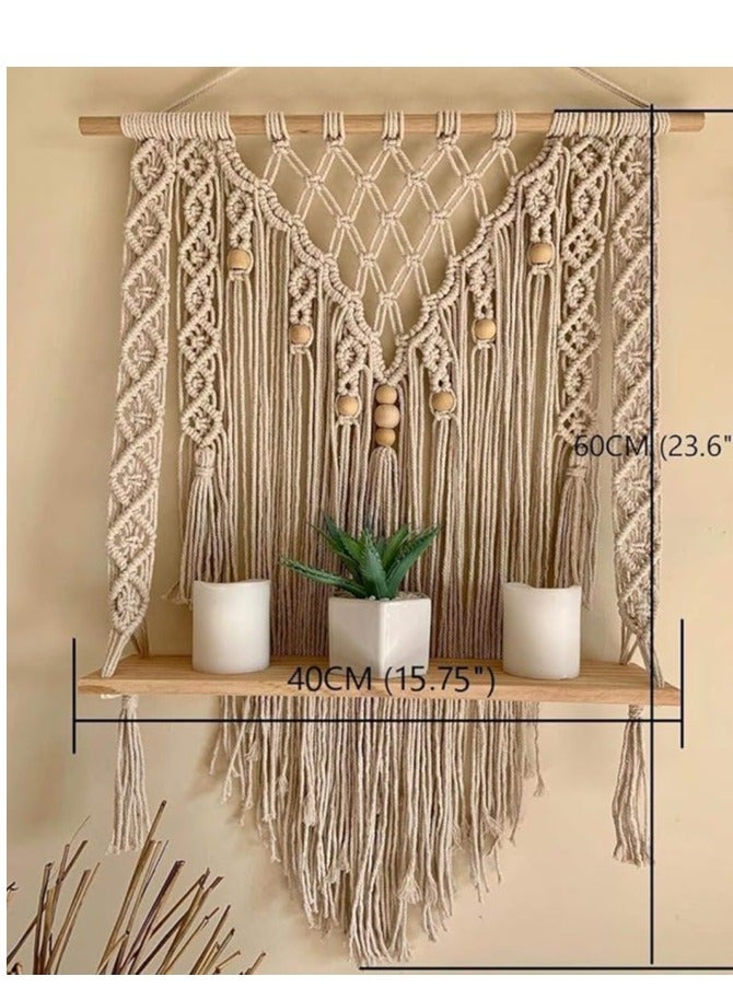 انتيكيانو "رف حائطي خشبي" - Image 2