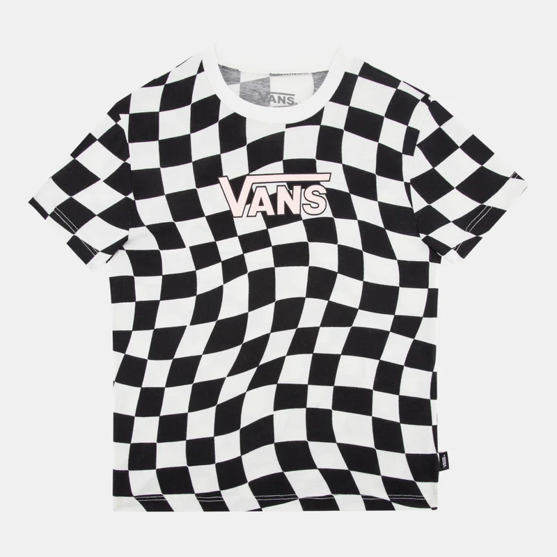 VANS Kids' Warped 66 Check T-Shirt