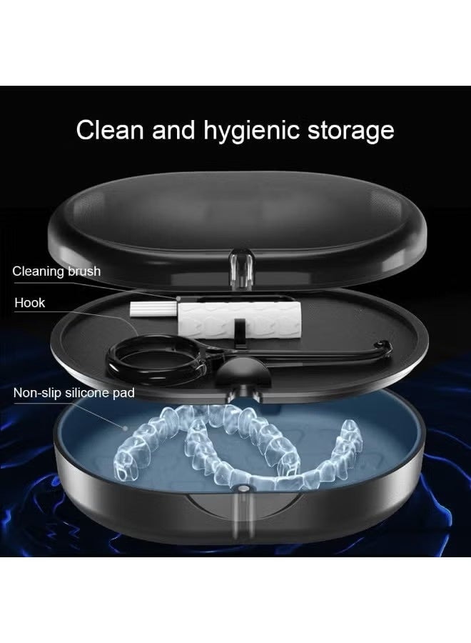 Bukela Oral Care Invisible Orthodontic Aligner Storage Box With Mirror Dustproof Moistureproof Portable Retainer Braces Organizer Container For Daily Use Travel Home - Image 4