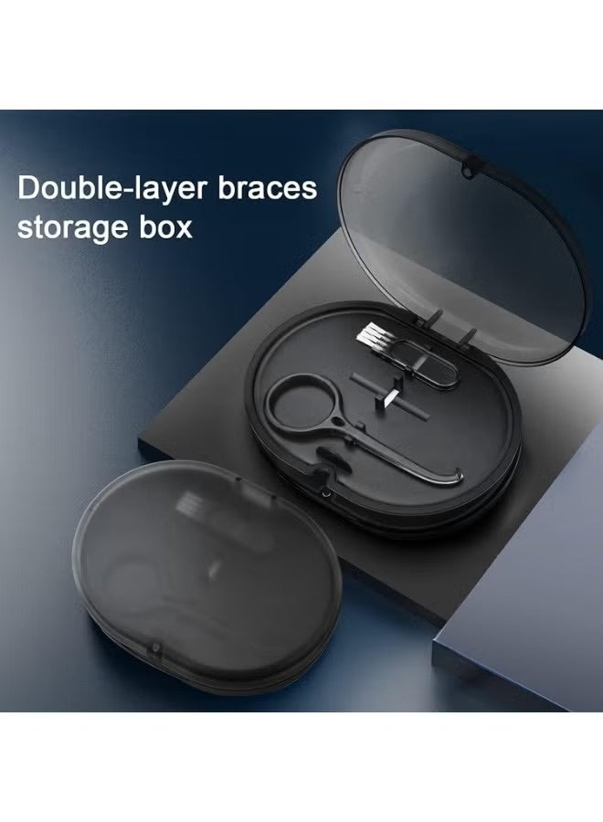 Bukela Oral Care Invisible Orthodontic Aligner Storage Box With Mirror Dustproof Moistureproof Portable Retainer Braces Organizer Container For Daily Use Travel Home - Image 2