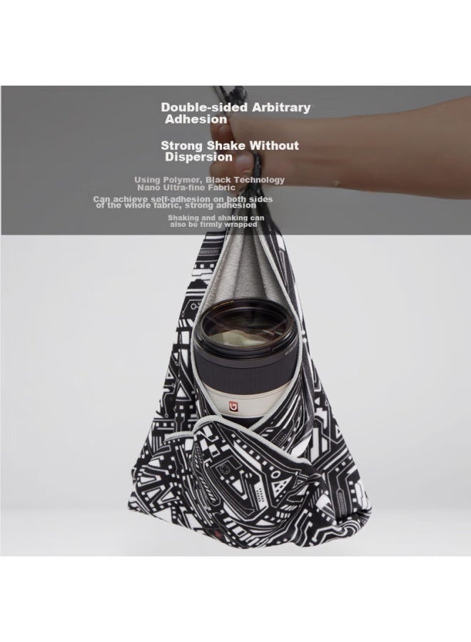 Vsgo Micro High Camera Folding Cloth, Magic Cloth, Mirrorless Camera Wrap, Camera Storage Cloth, Canon Nikon Fuji Lens Protection Bag, Portable Inner Liner Bag - Image 2