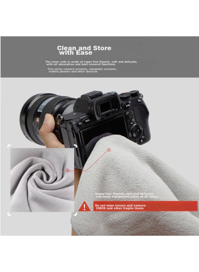 Vsgo Micro High Camera Folding Cloth, Magic Cloth, Mirrorless Camera Wrap, Camera Storage Cloth, Canon Nikon Fuji Lens Protection Bag, Portable Inner Liner Bag - Image 3