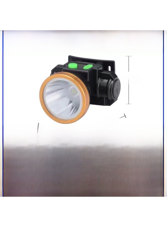 Generic Decorative Lighting/headlamp Headset Flashlight/headlamp Headset Flashlight-Color:1046-50W(14500 Battery) 5cm Lamp Holder Plastic Box Package Assembly Charger  - Image 1