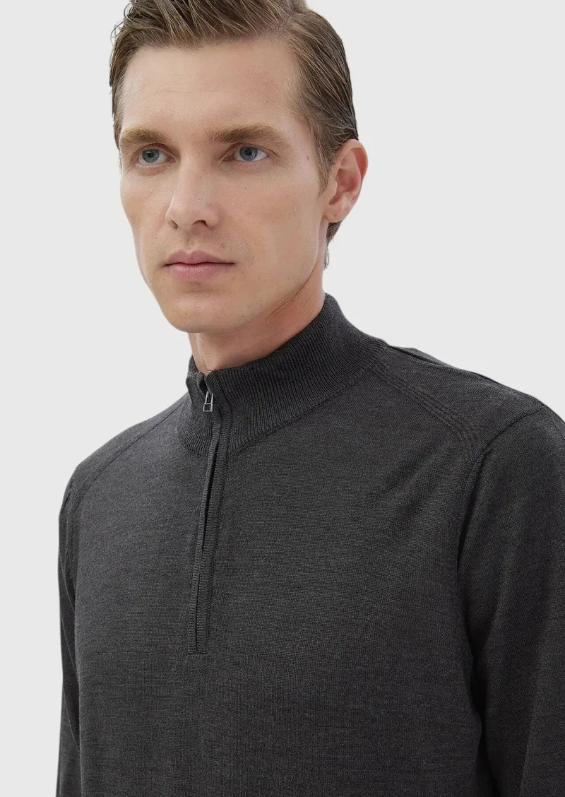 RAMSEY Hard Coal Knitwear Sweatshirt