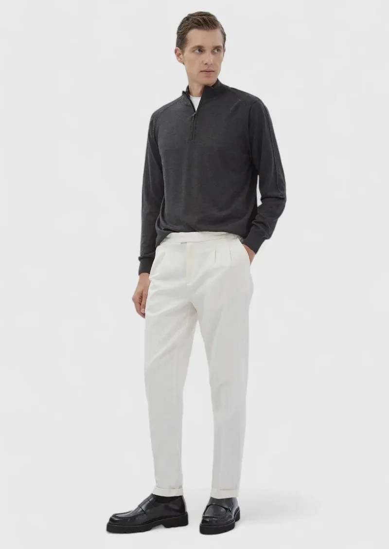 RAMSEY Hard Coal Knitwear Sweatshirt