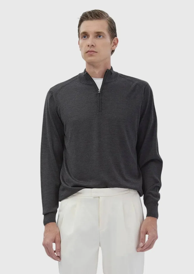RAMSEY Hard Coal Knitwear Sweatshirt