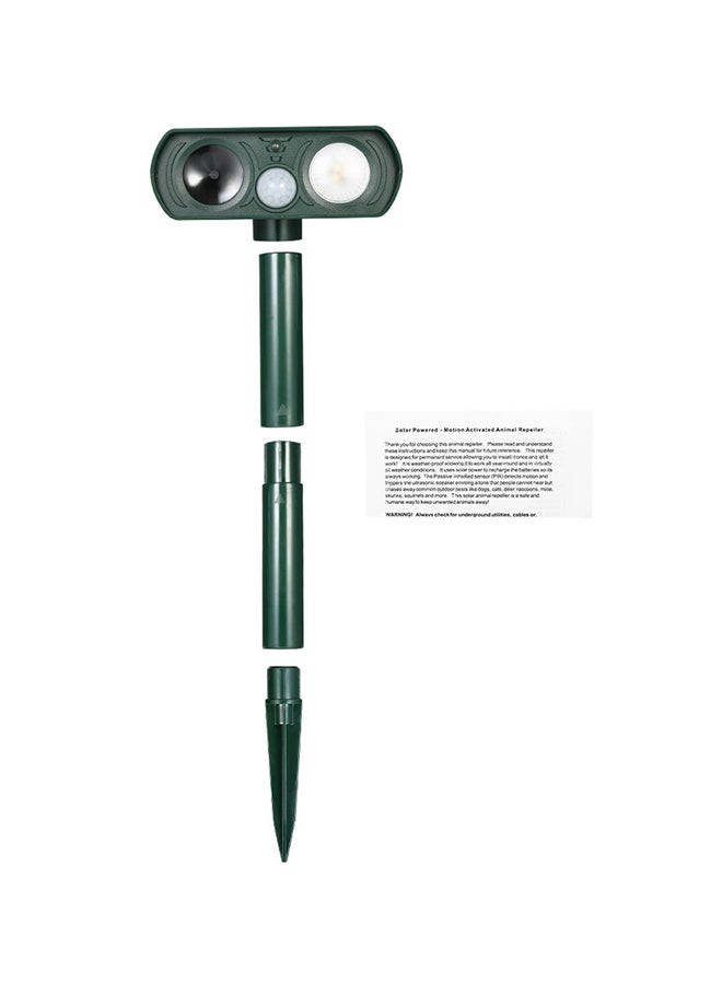 Loquat Solar Powered – Motion Activated Animal Repeller Green 14x37.5x9.3cm - Image 1