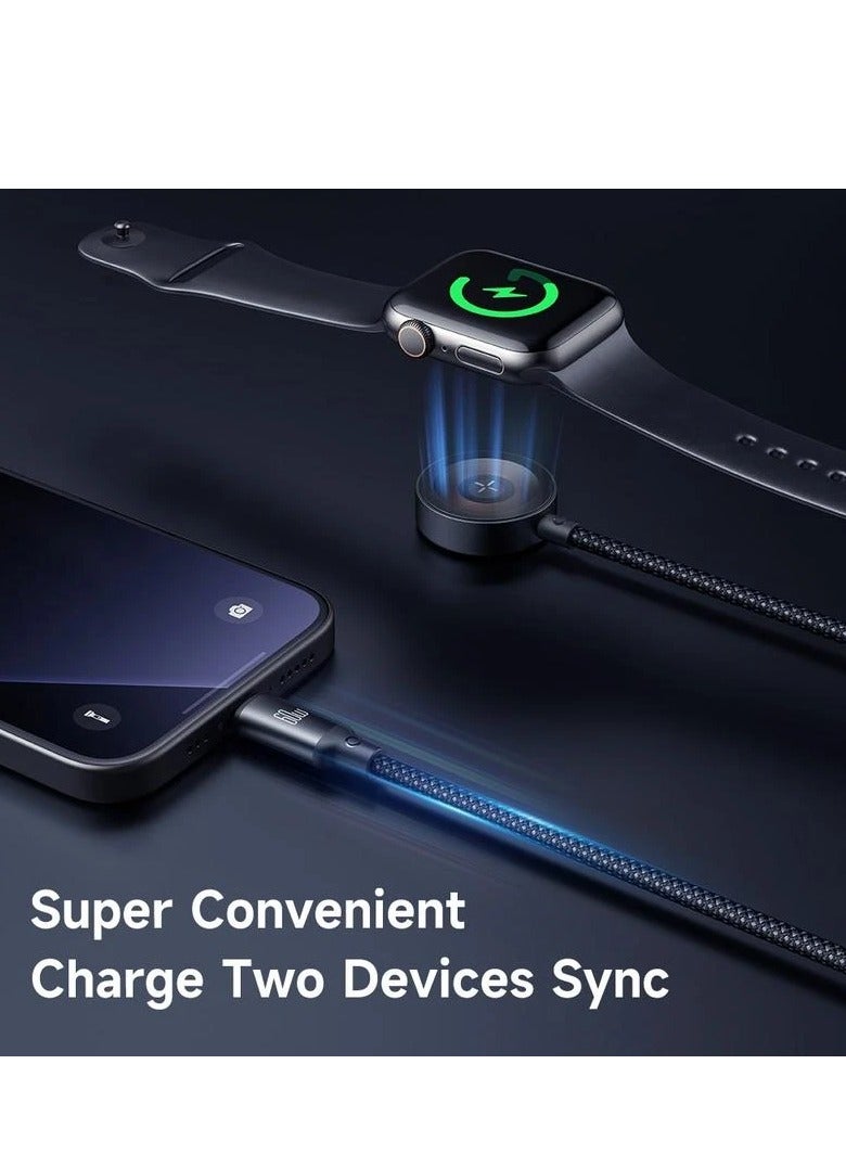 Mcdodo CA-2200 2in-1 USB-C cable + Apple Watch Charger 60W 1.2m - Image 3