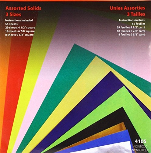 YC Y&C YAS4105 Fold EMS Solid Large Origami Paper, 55 Piece - Image 4