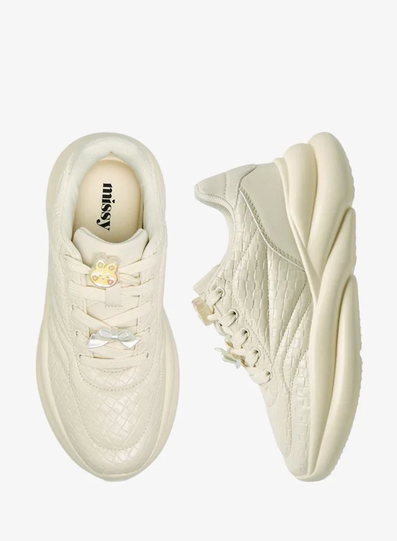 ميسي Casual Shoes with waffle embossing