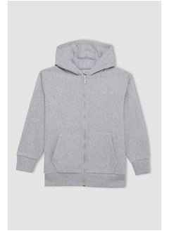 DeFacto Boy Knitted Regular Fit Zipper Long Sleeve Cardigan  - Image 2
