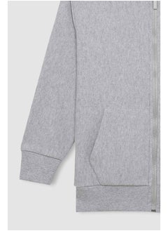 DeFacto Boy Knitted Regular Fit Zipper Long Sleeve Cardigan  - Image 4