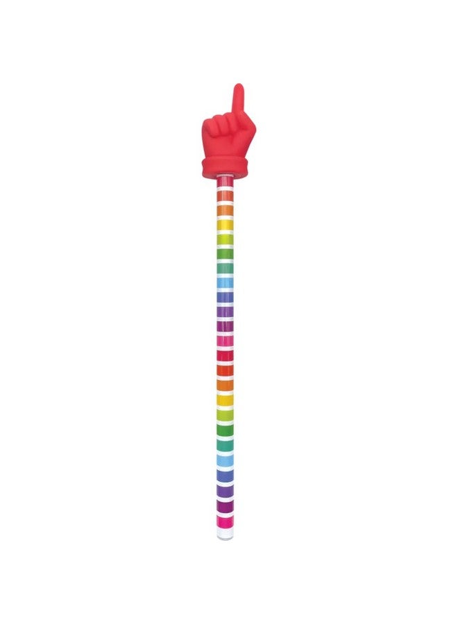 Teacher Created Resources Colorful Stripes Hand Pointer - Image 1