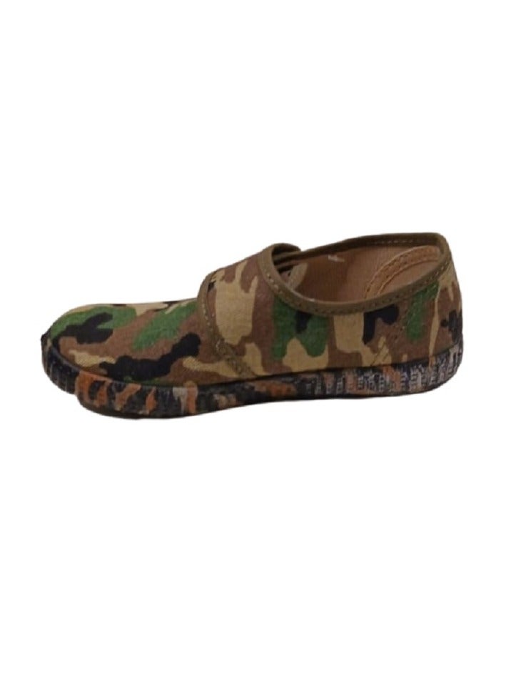Cienta Pikkaboo Cienta Kakhi Camou Kids Shoes  - Image 2