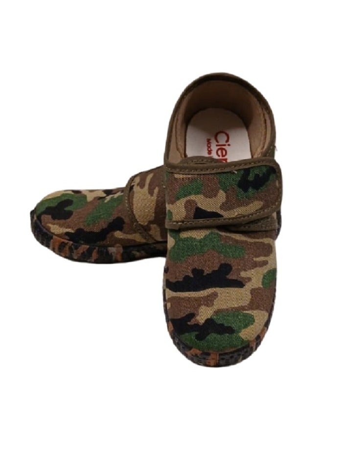 Cienta Pikkaboo Cienta Kakhi Camou Kids Shoes  - Image 3
