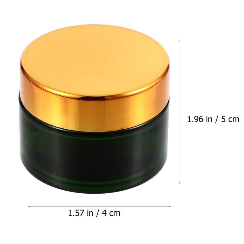 Refillable 30g Glass Jars with Lids 10pcs Travel Cream Containers for Sample Storage - Image 3