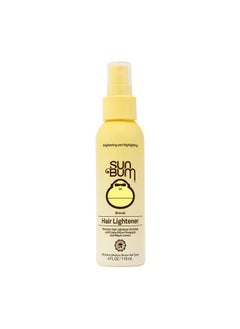 Sun Bum Blonde Formula Hair Lightener, Spray, Banana Scent, 4 Oz, For Blonde To Medium Brown Hair Types, Color Treated, Cruelty Free 
