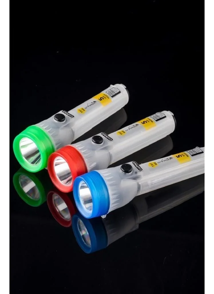Nurgaz Campout Flashlight + Flasher - Red (NG-182-RED)