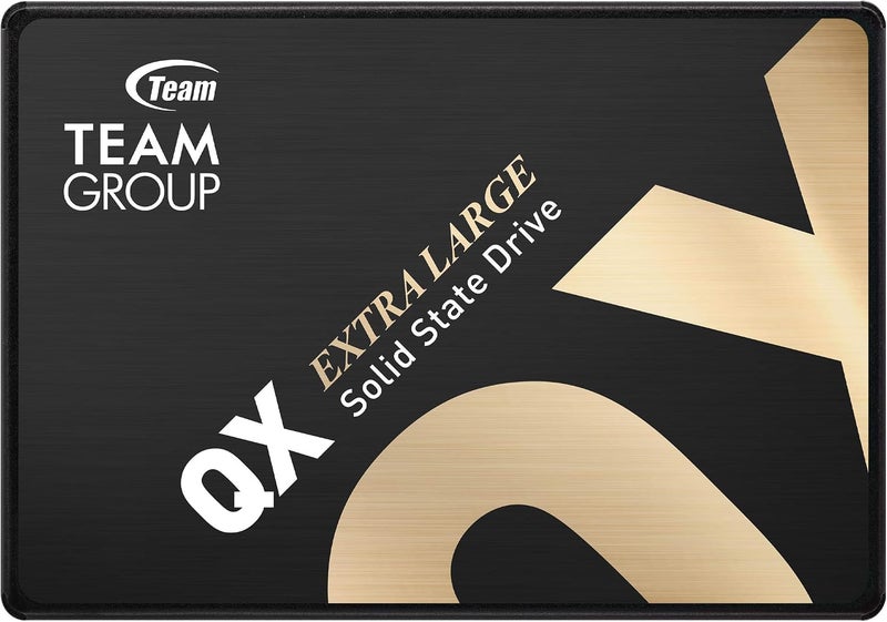 TEAMGROUP QX 2TB مع NAND ثلاثي الأبعاد QLC مقاس 2.5 بوصة واجهة SATA III محرك أقراص الحالة الصلبة الداخلي SSD (سرعة القراءة/الكتابة تصل إلى 560/500 ميجابايت/ثانية) 690 تيرابايت مكتوب (TBW) متوافق مع أجهزة الكمبيوتر المحمولة والمكتبية T253X7002T0C101 - Image 1