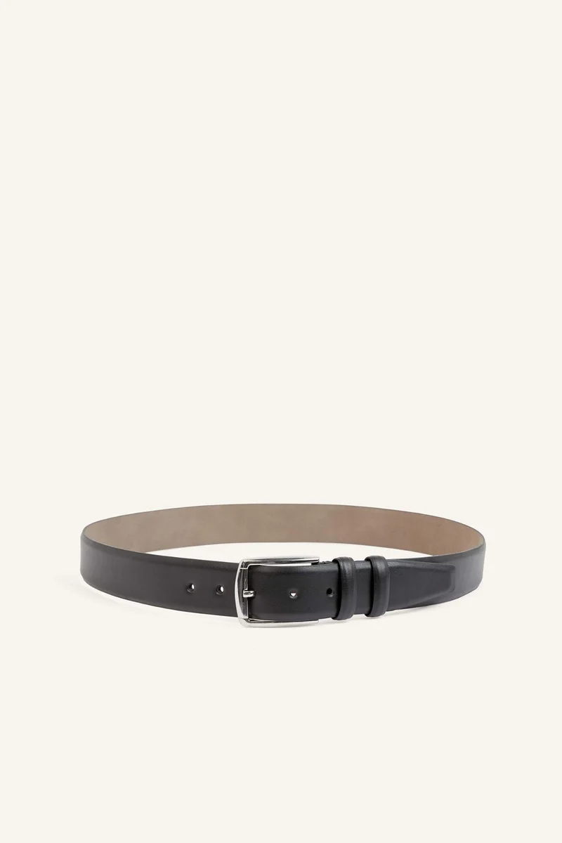 Defacto Man Rectangle Clasp Faux Leather Classic Belt