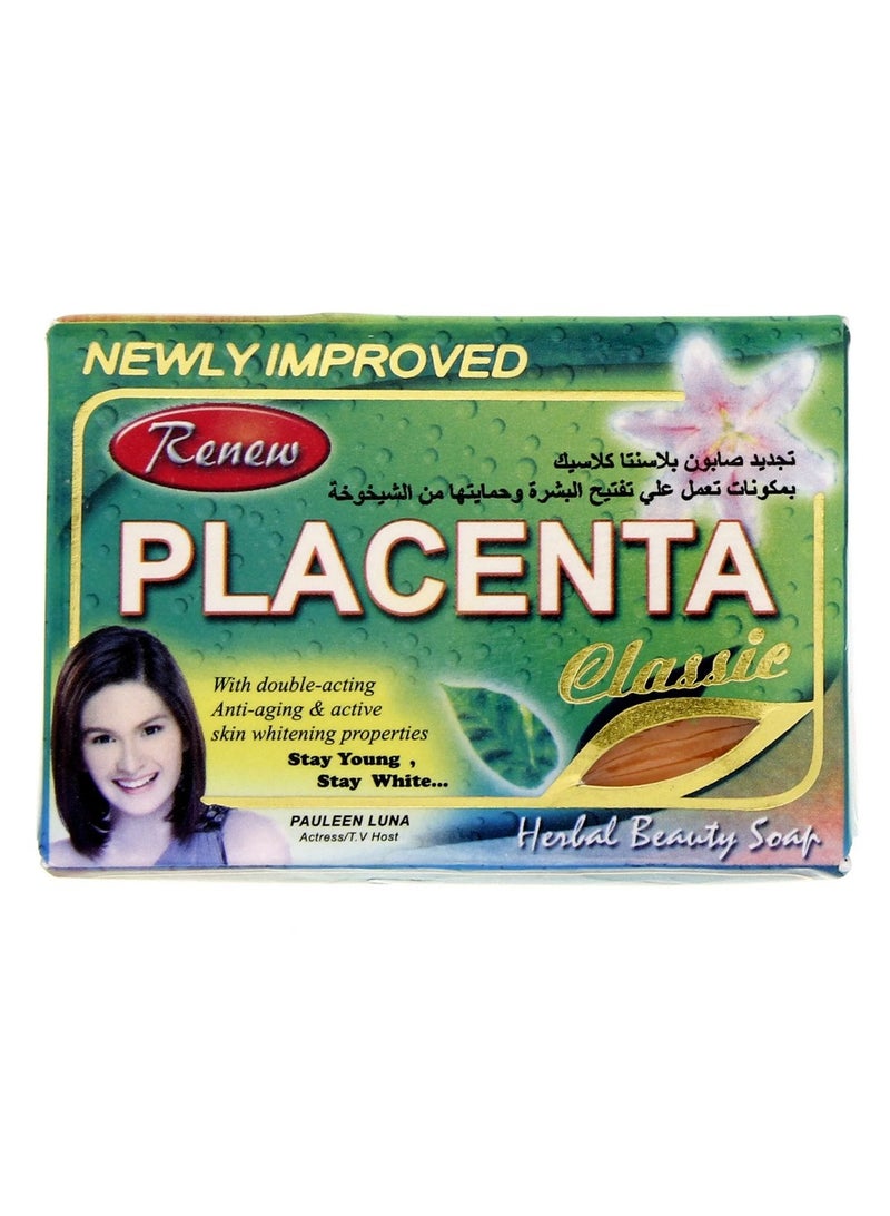 Renew Placenta Classic Herbal Beauty Soap - Anti-Aging & Skin Whitening 135 g