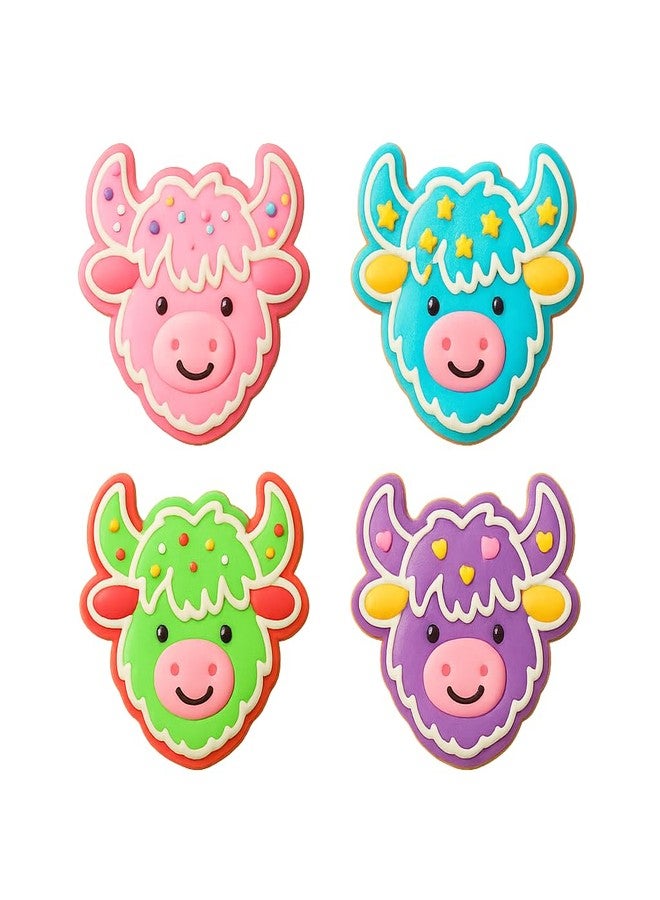 Mighty Gadget Highland Cow Head Cookie Cutter & Stamp - 4x3.2" Cute Cow Design for Rustic Baking Themes (Random Color) - Image 5