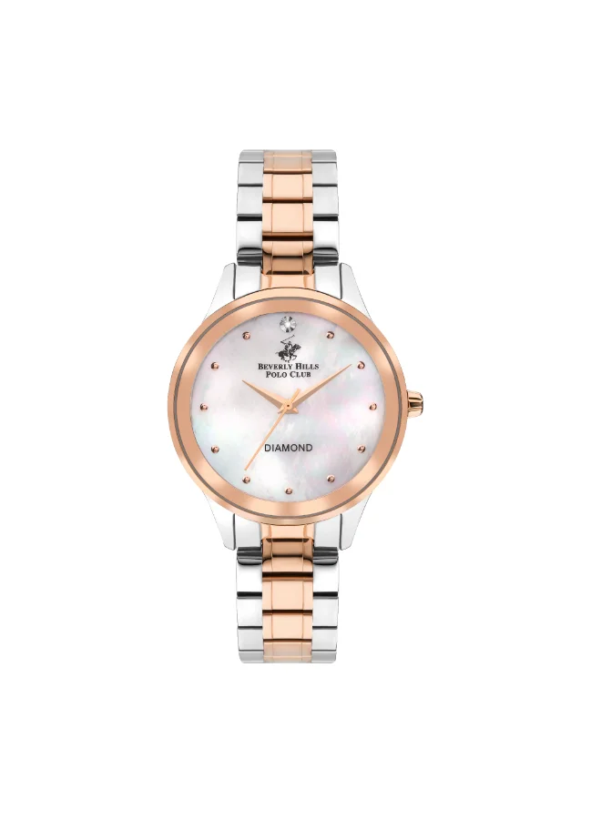 بيفرلي هيلز بولو كلوب BEVERLY HILLS POLO CLUB Women's Analog Silver Dial Watch - BP3505X.520