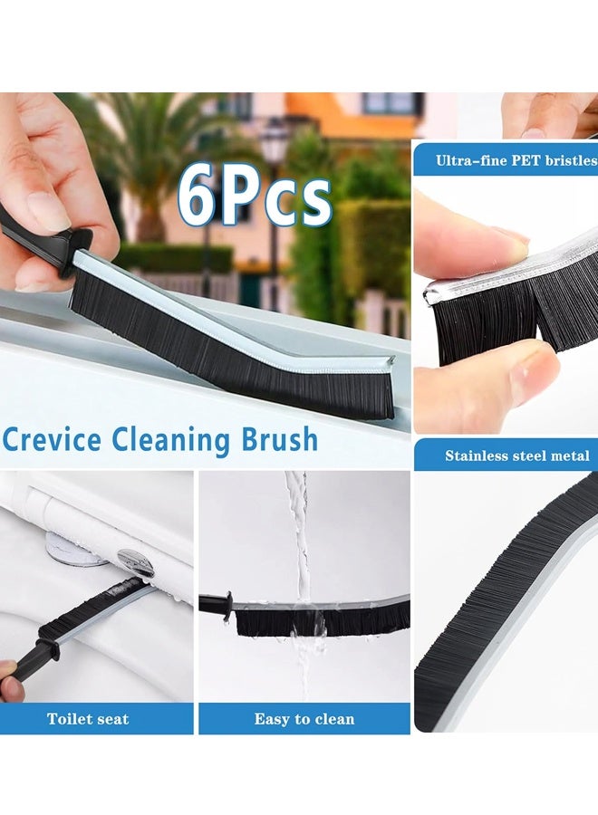 6PCS Crevice Cleaning Brush,New Multifunctional Cleaning Brush Tool, Bathroom Gap Brush, Home, Kitchen, Bathroom, Window, Vehicle - Image 4