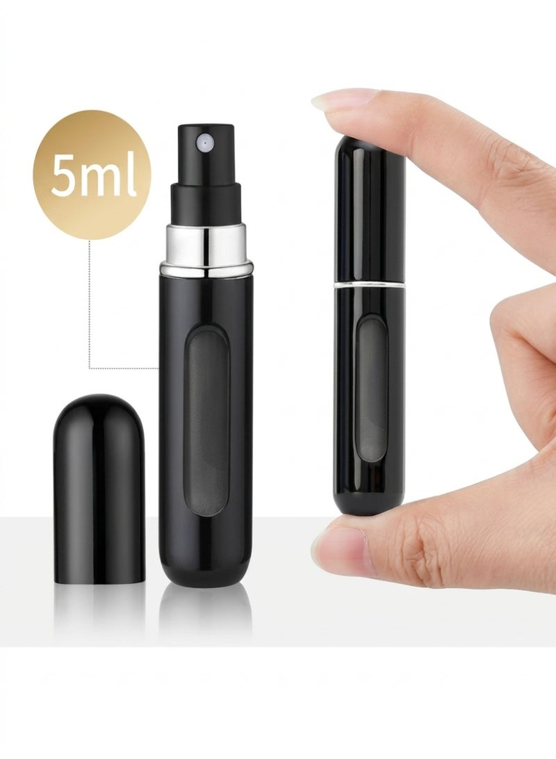 HAYALUX 5ml Portable Perfume Refill Bottle, 6pcs Refillable Perfume Spray Bottle, Empty Perfume Dispenser Bottle, Bottom Direct-pour Travel Perfume Bottles - Image 3