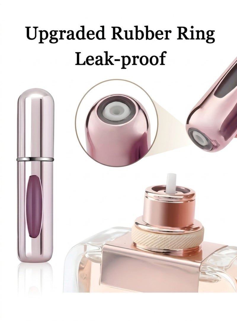HAYALUX 5ml Portable Perfume Refill Bottle, 6pcs Refillable Perfume Spray Bottle, Empty Perfume Dispenser Bottle, Bottom Direct-pour Travel Perfume Bottles - Image 5
