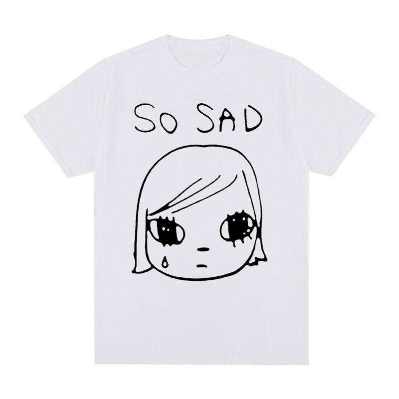 Yoshitomo Nara Sad Vintage T-Shirt Japan Party Cotton Men T - Image 1