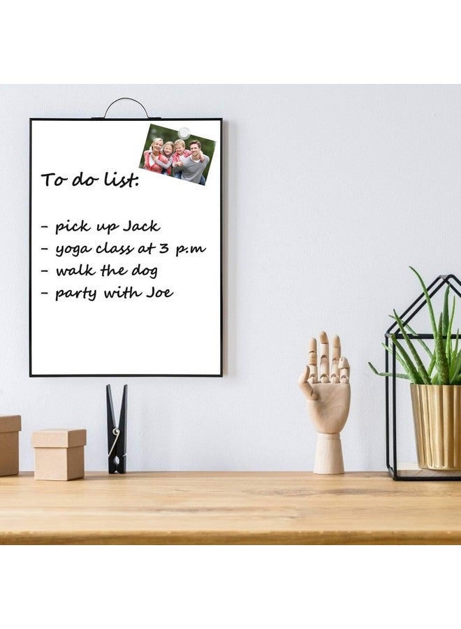 TSJ OFFICE Small White Board - 16" X 12" Portable Black Aluminum Framed Whiteboard, Magnetic Dry Erase Board With A Handle, To Do List Notepad For Office, Home, School - Image 5
