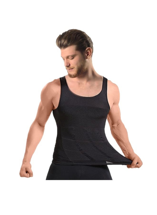 Spall Mens Slimming Body Shape Wear Corset Vest Shirt Compression Abdomen Tummy Belly Control Slim Waist  - Image 2